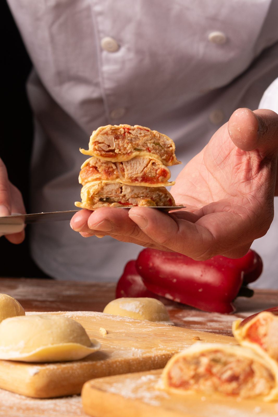 Sorrentinos caseros Rústico cortados al medio, pastas frescas artesanales en Córdoba